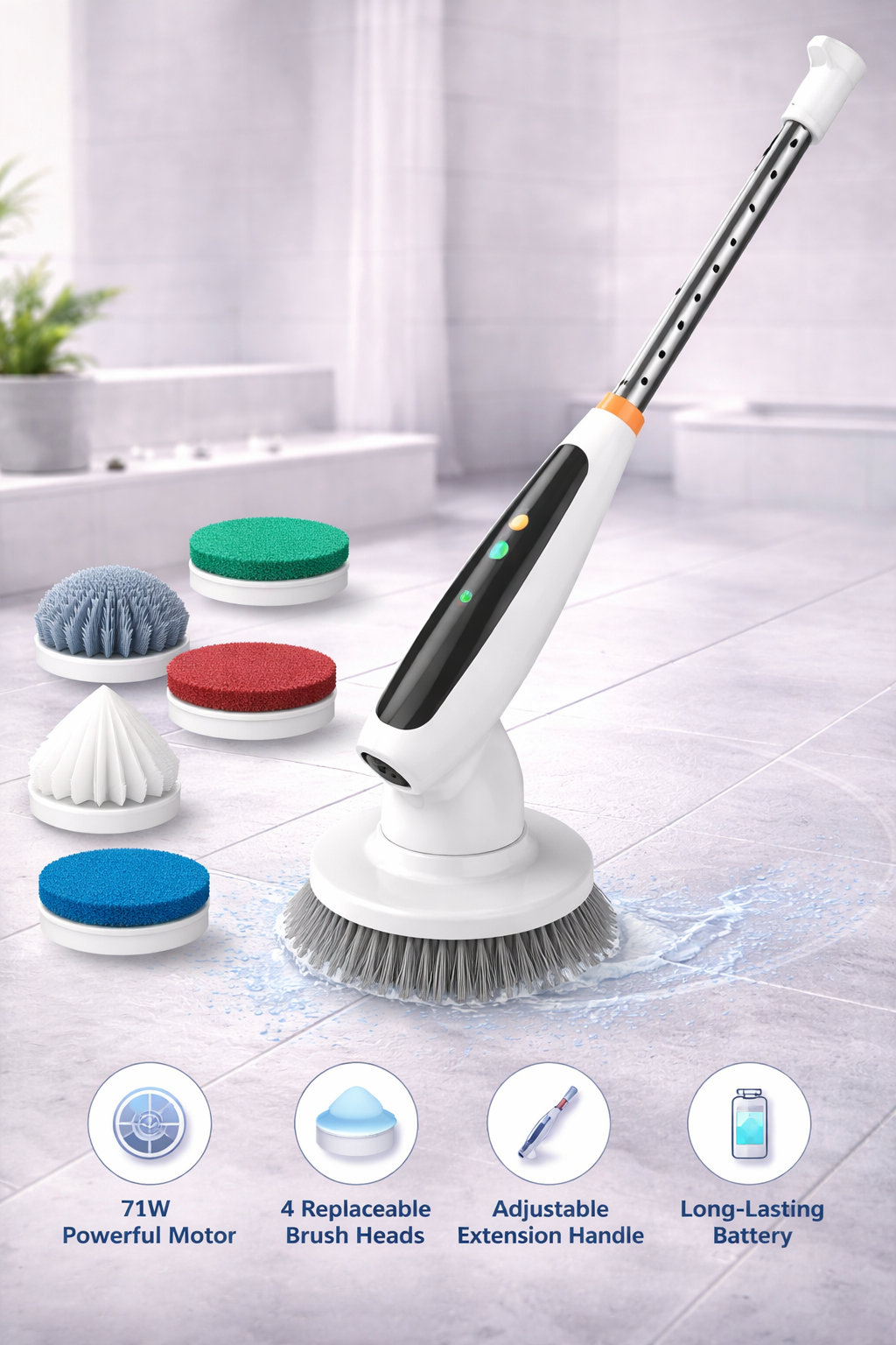 Electric Spin Scrubber