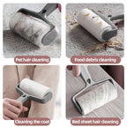 Aurovia Essentials Lint Roller Starter Set (Handle + 5 Rolls)