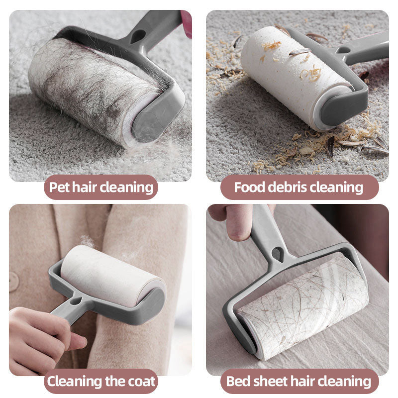 Aurovia Essentials Lint Roller Starter Set (Handle + 5 Rolls)